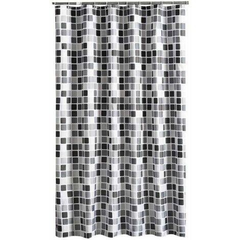Cortina de ducha de 200 x 240 cm (ancho x alto), antimoho, antibacteriana, repelente al agua, forro de poliéster suave, cortinas de baño con hermosos diseños para baño.