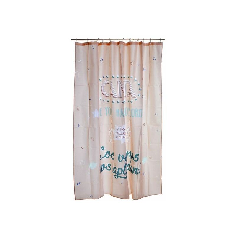 

BHD - Cortina de Ducha DKD Home Decor Canta Poliéster (180 x 200 cm)