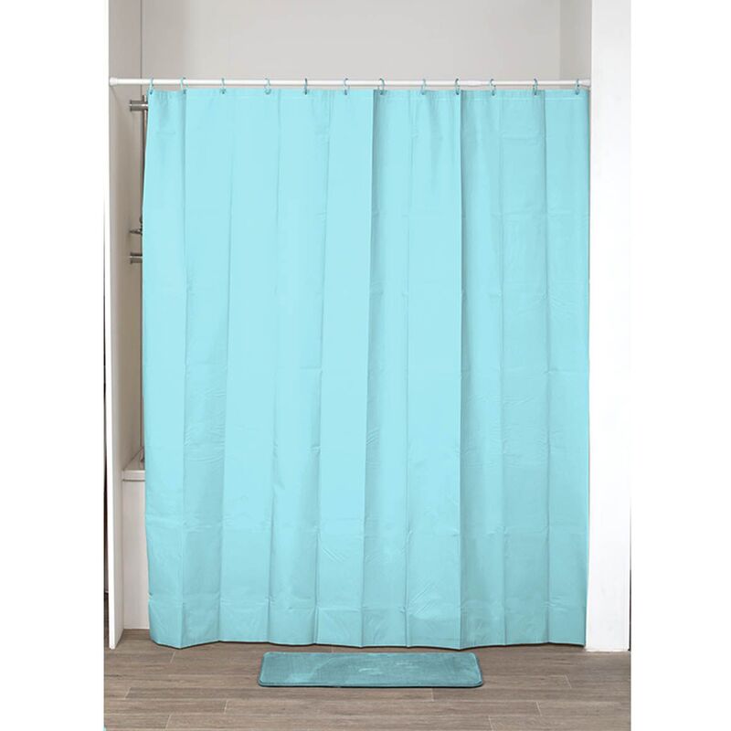 

Cortina De Ducha Peva 180 X 200 Cm - Verde Azul