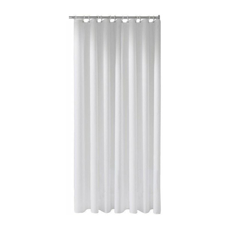 

Keuco - Cortina de ducha PLAN 60Dr 1400 x 2000 mm, blanca, 8 ojales