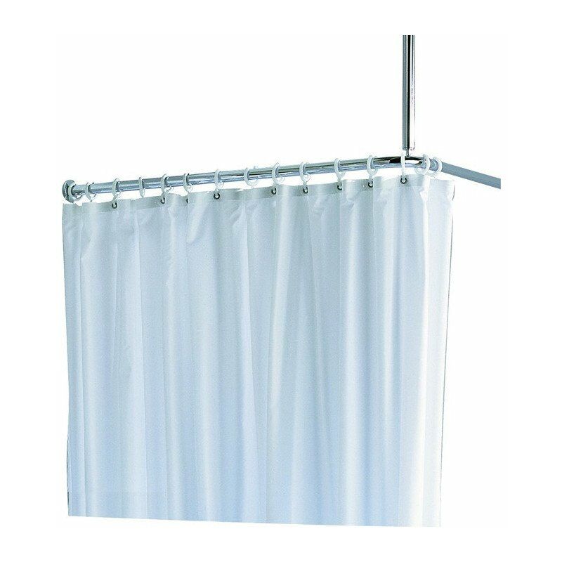 

Cortina de ducha PLAN block tiras 1400 x 2000 mm, trufa, 8 ojales - Keuco