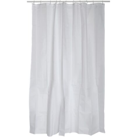 CORTINA DE DUCHA POLYESTER 120X200CM BLANCO