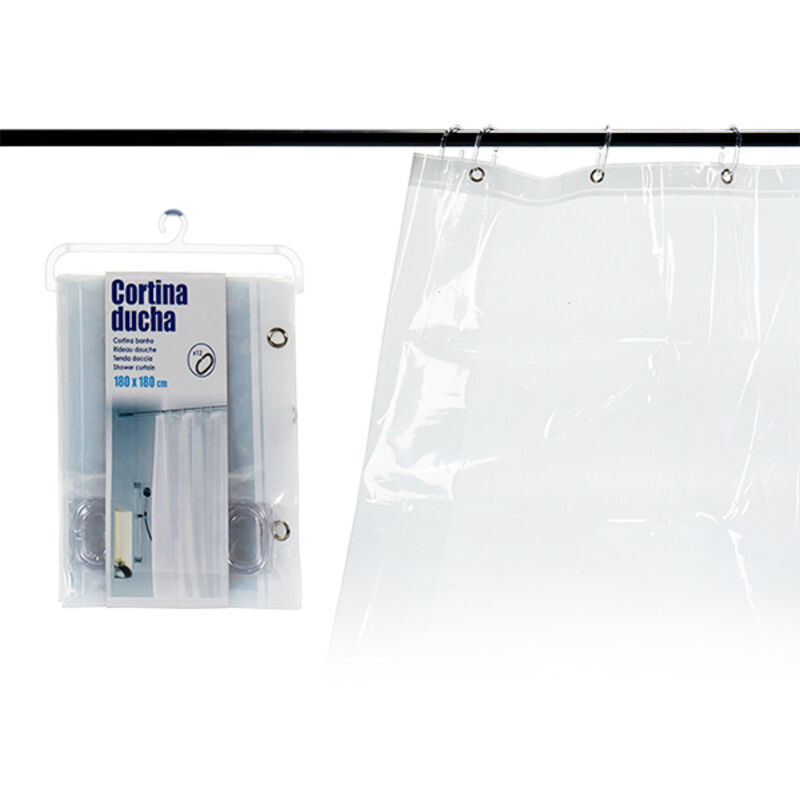 

Cortina de Ducha Transparente 180 cm