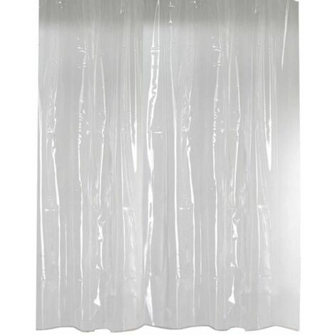 Cortina de ducha transparente 180x90cm FUIENKO
