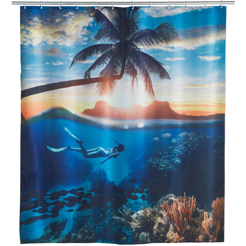 

Cortina de ducha baño impermeable bañera Underwater 180 x 200 cm - Wenko