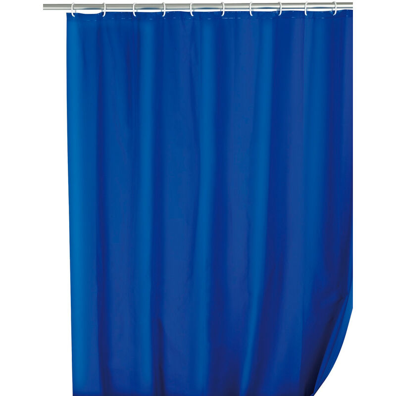 

Cortina de ducha baño impermeable bañera Unicolor azul noche 180 x 200 cm - Wenko