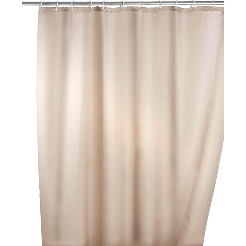 

Cortina de ducha baño impermeable bañera beige antimoho 180 x 200 cm - Wenko