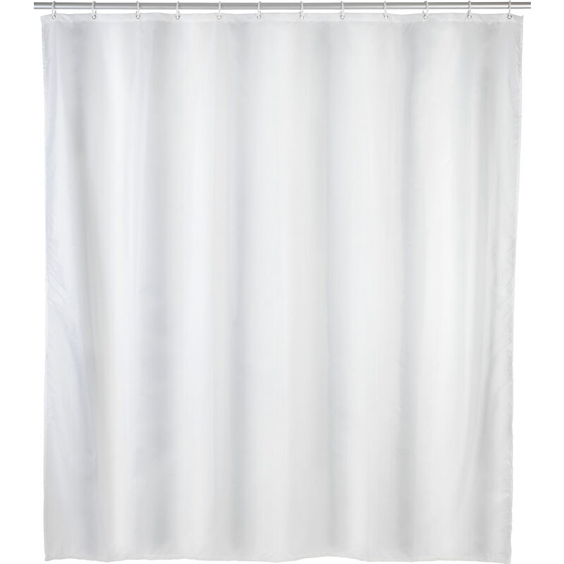 

Cortina de ducha baño impermeable bañera Unicolor blanca 120 x 200 cm - Wenko