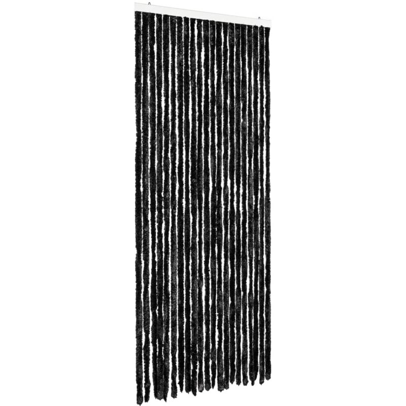 

vidaXL Cortina Mosquitera de Chenilla Gris Antracita 90x220 cm - Antracita