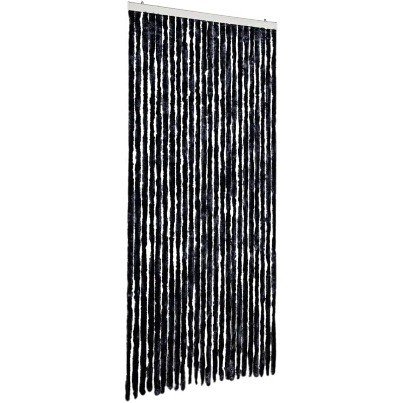 

vidaXL Cortina Mosquitera de Chenilla Gris Antracita 100x220 cm - Antracita