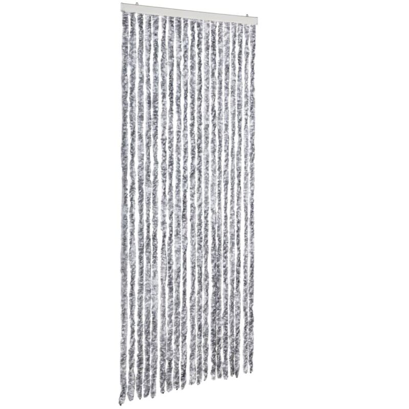 

Cortina Mosquitera de Chenilla Blanca y Gris 56x185 cm - Multicolor - Vidaxl
