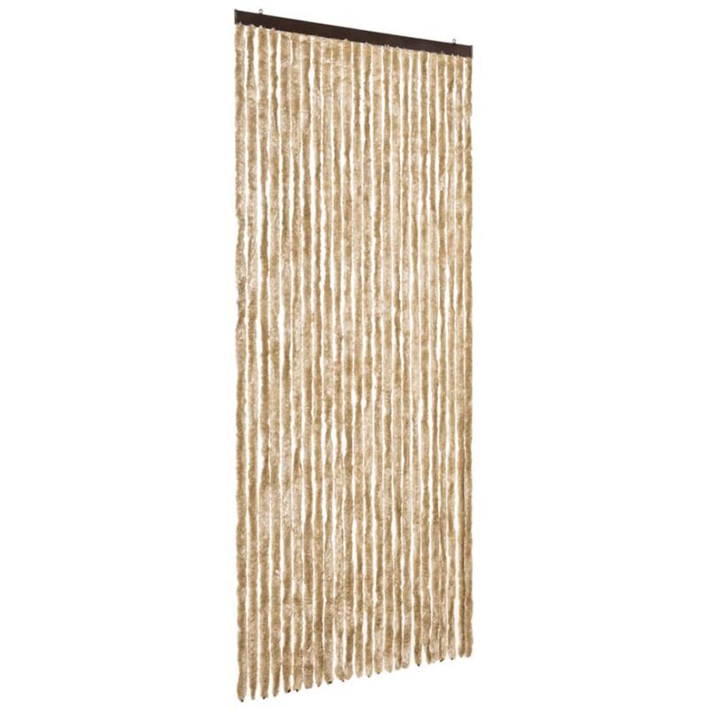 

Cortina Mosquitera de Chenilla Beige 100x220 cm - Beige - Vidaxl