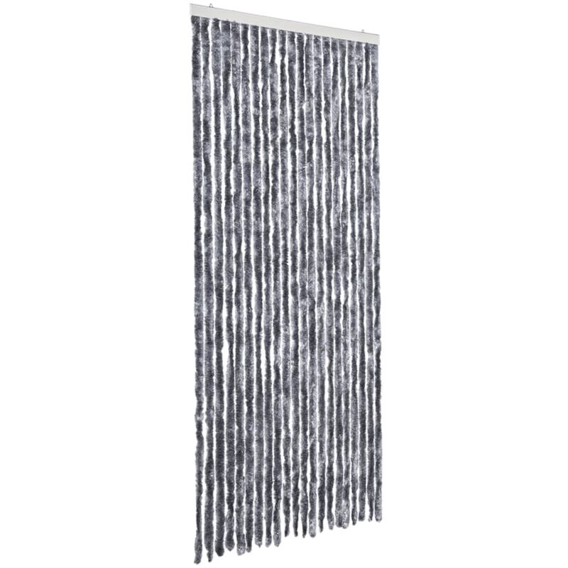 

Cortina Mosquitera de Chenilla Plateada 90x220 cm - Plateado - Vidaxl