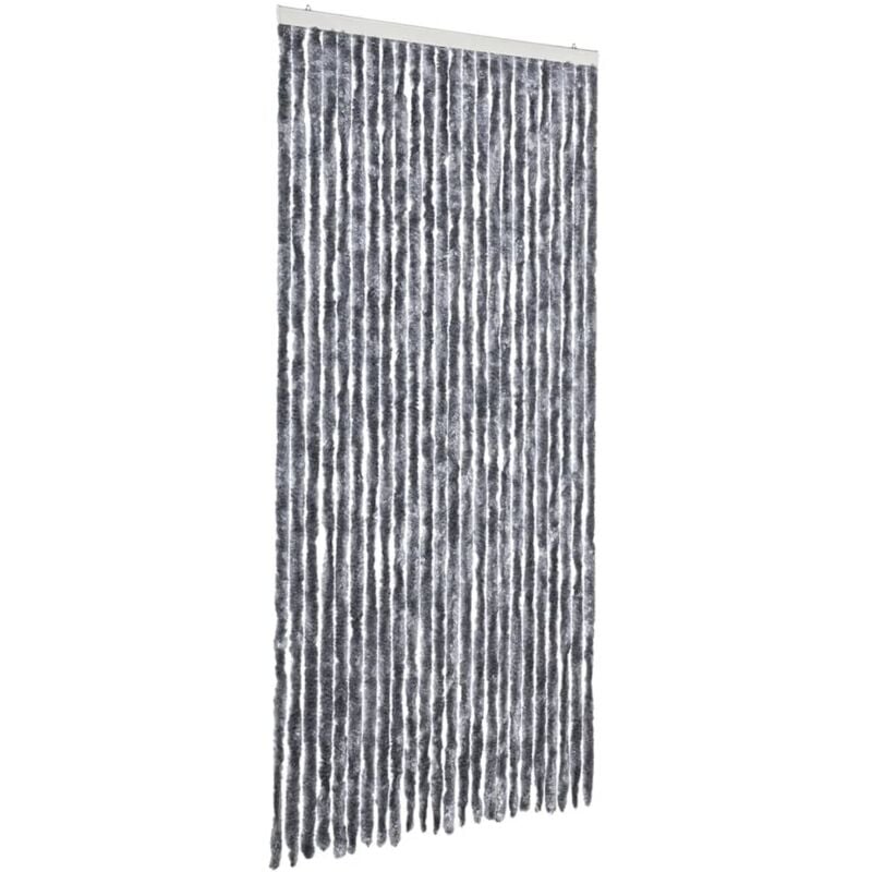 

Cortina Mosquitera de Chenilla Plateada 100x220 cm - Plateado - Vidaxl