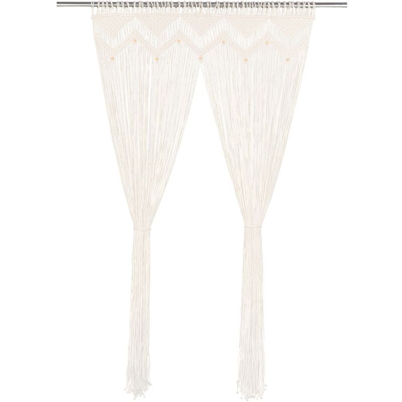 

Cortina de macrame algodon 140x240 cm