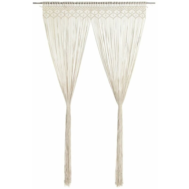 

Cortina de macrame algodon 140x240 cm