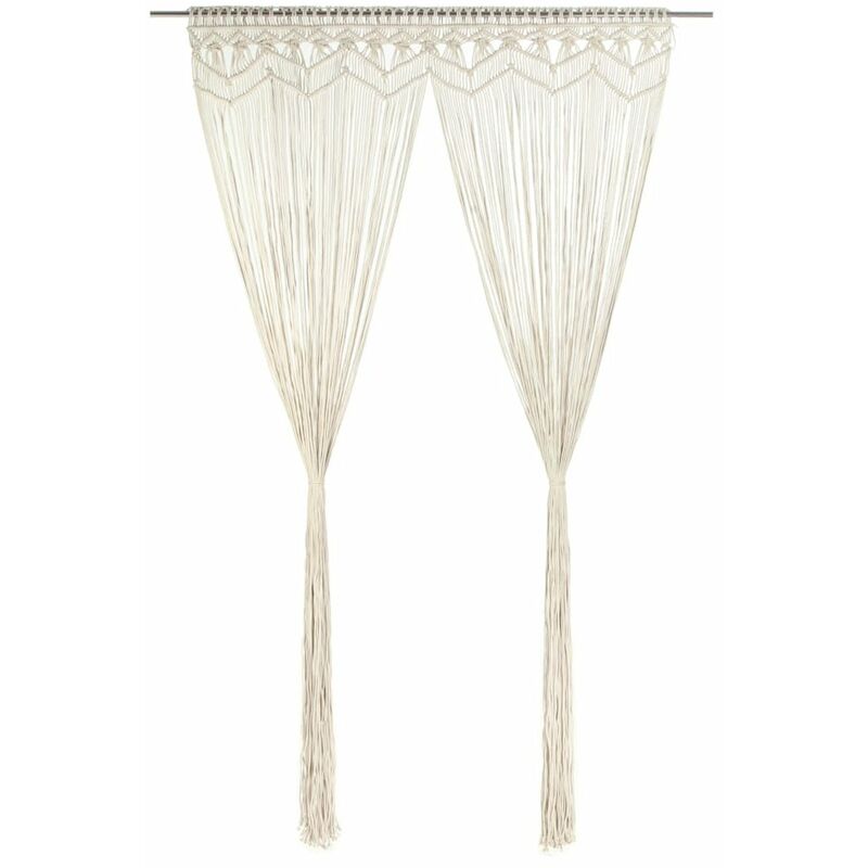 

Cortina de macrame algodon 140x240 cm