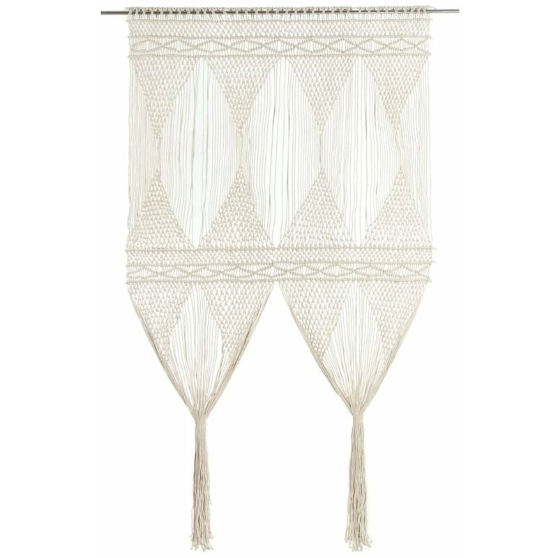 

Cortina de macrame algodon 140x240 cm
