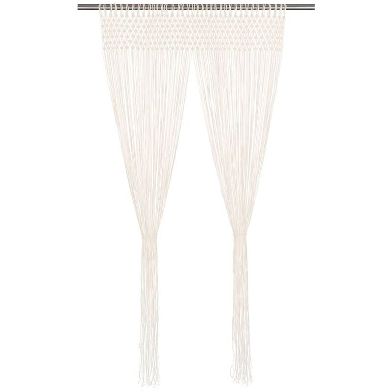 

Cortina de macramé algodón 140x240 cm
