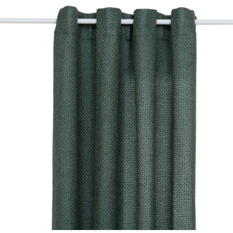 Cortina de malla salvaje verde lima 140x260cm - Atmosphera créateur d'intérieur