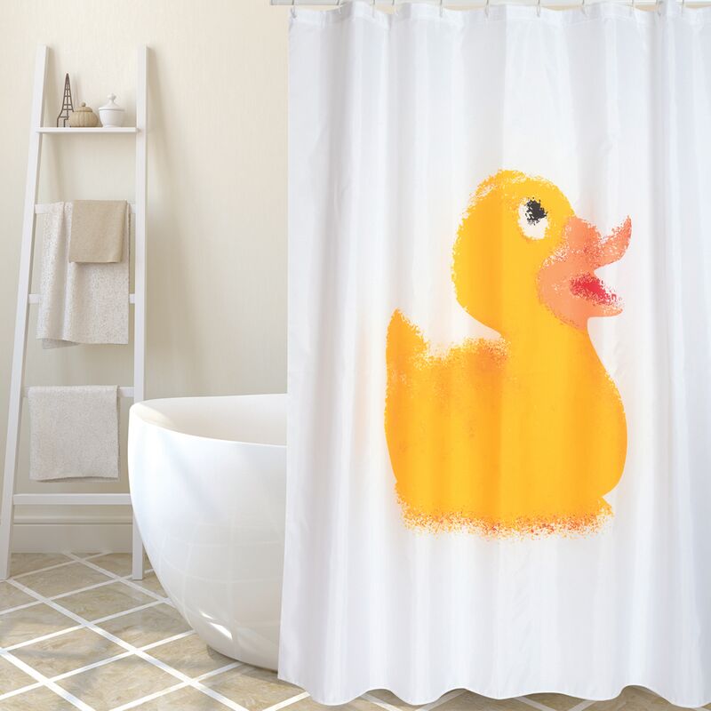 

M S V - Cortina de ducha MSV pato amarillo 180cm - Multicolore