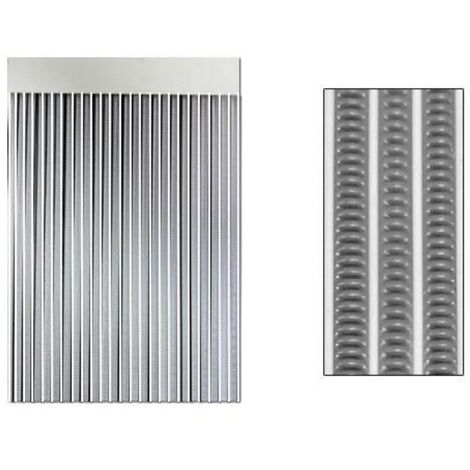cortina de puerta cinta duero 90x210 nº 11 gris-blanco 11285d