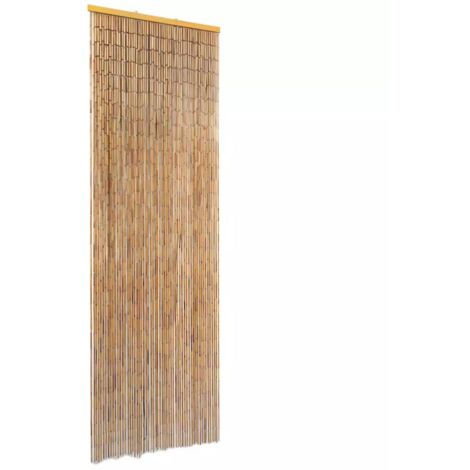 Cortina de puerta contra insectos Bambú 56 x 185 cm DEC022195