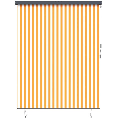 Cortina de Rodillo Exterior naranja y  220 x 250 cm tela
