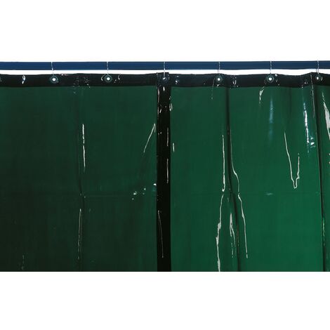 Cortina de soldadura CEPRO Verde 6                         160 x 140 cms