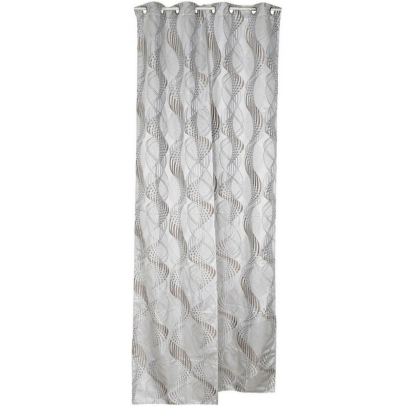 

Cortina DKD Home Decor De anillas Gris Poliéster (140 x 140 x 270 cm)