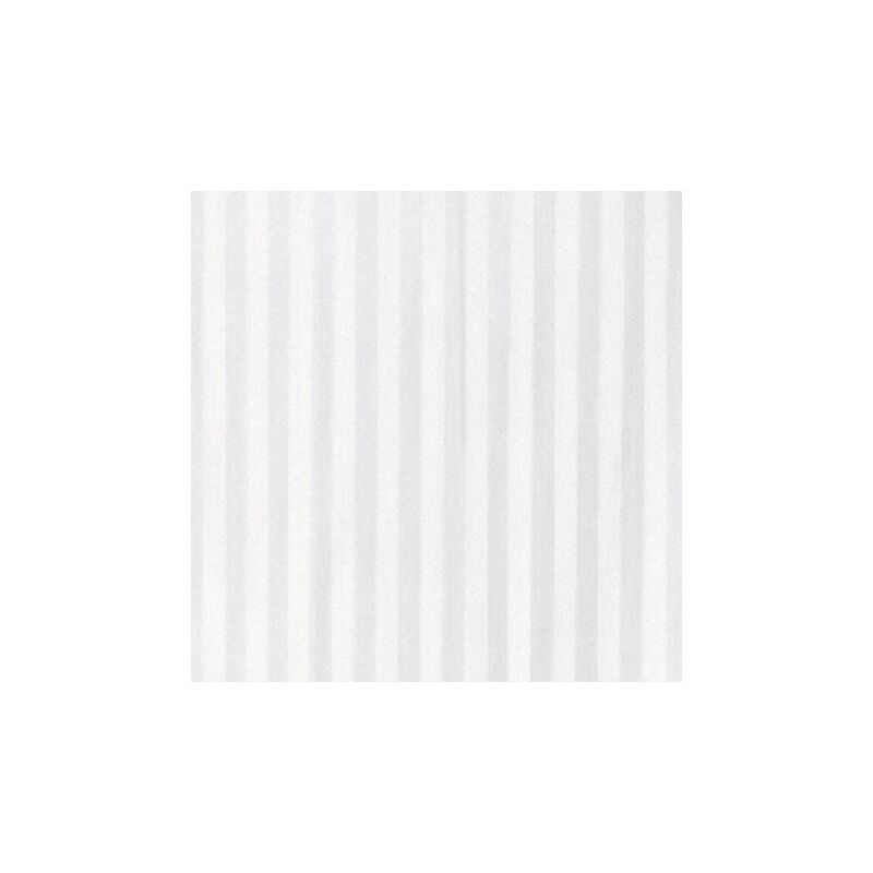 

Cortina ducha tela rayas blancas 180x200 cm.