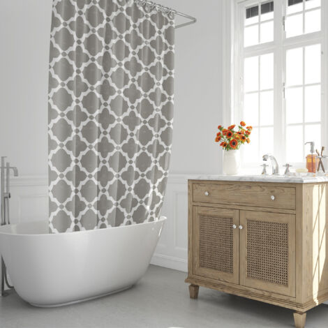 Cortina Ducha Vintage 180x200cm. Impermeable
