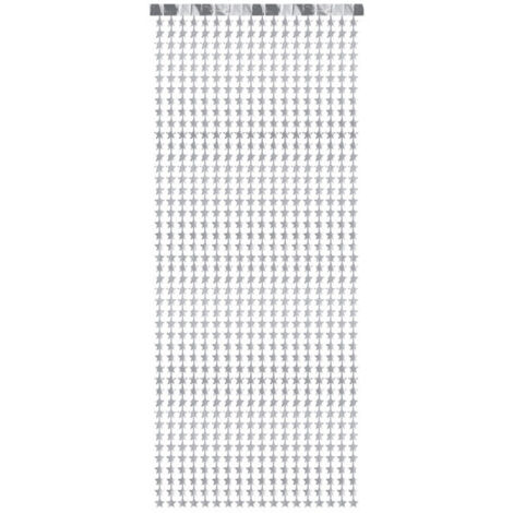 Cortina - Estrellas, plata, 100x245 cm