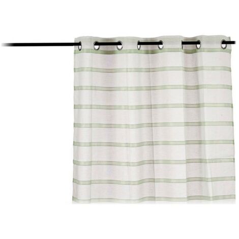 Cortina Gift Decor Verde 140 x 0,1 x 260 cm Visillo Rayas