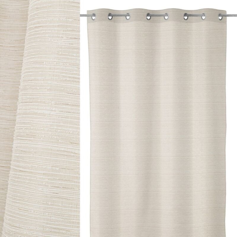 

Cortina Jacquard confeccionada beige contemporánea de poliéster de 260x140 cm