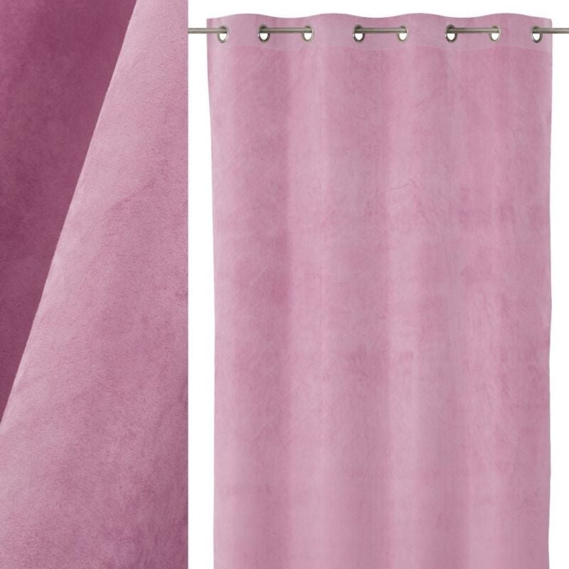 

Lolahome - Cortina lila moderna de microfibra de 140x260 cm