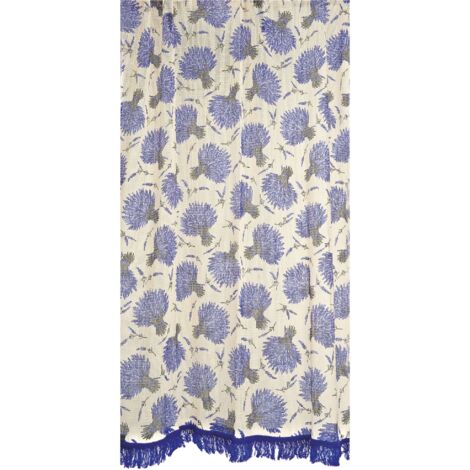 Cortina marsellesa impresa 200g/m2 Lavanda (225 x 140 cm)