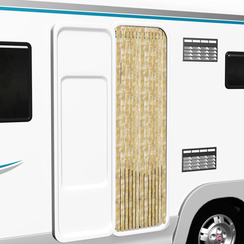 

Cortina mosquitera beige chenilla 56x200 cm