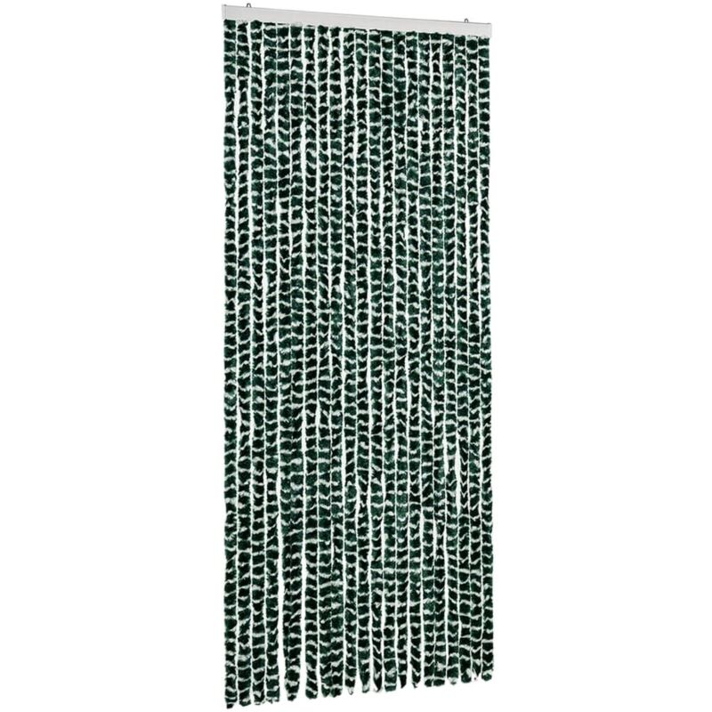 

Cortina mosquitera chenilla verde y blanco 90x220 cm - Verde - Vidaxl