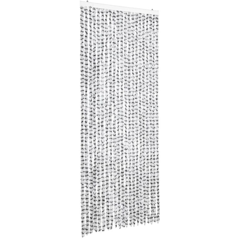 

Cortina mosquitera de chenilla gris claro y oscuro 90x220 cm - Gris - Vidaxl