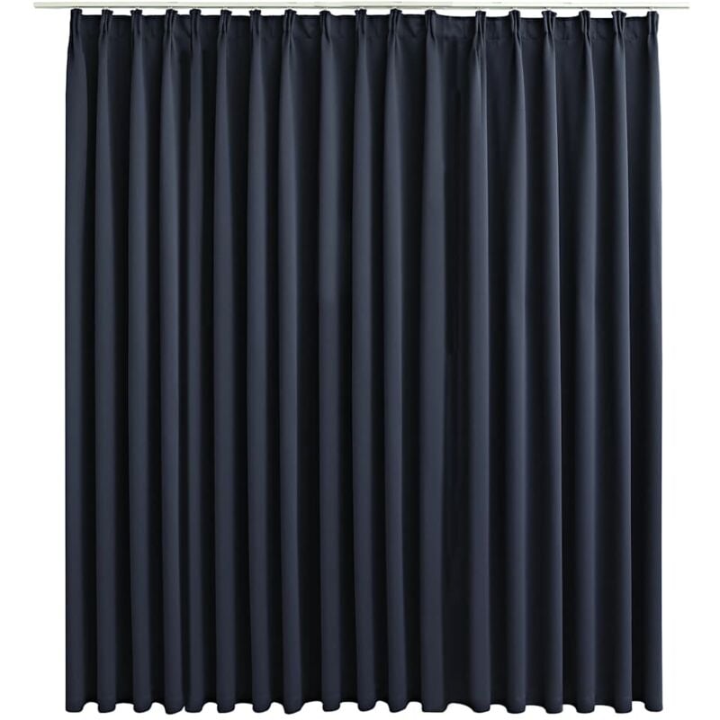 

Cortina opaca con ganchos gris antracita 290x245 cm - Antracita - Vidaxl