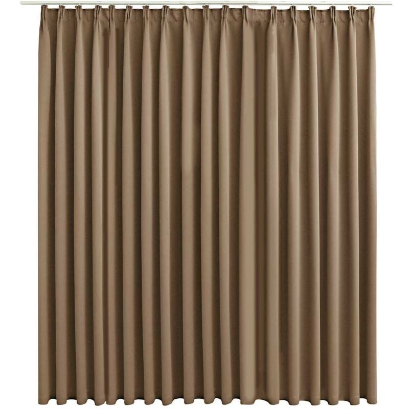 

Cortina opaca con ganchos gris topo 290x245 cm - Gris Topo - Vidaxl