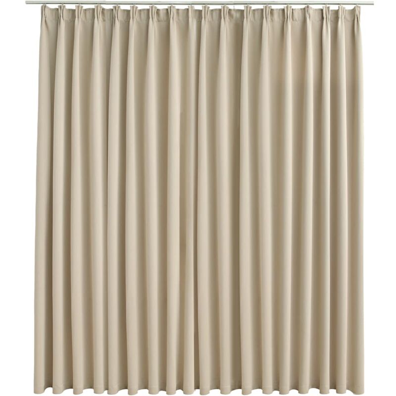 

Cortina opaca con ganchos beige 290x245 cm - Beige - Vidaxl