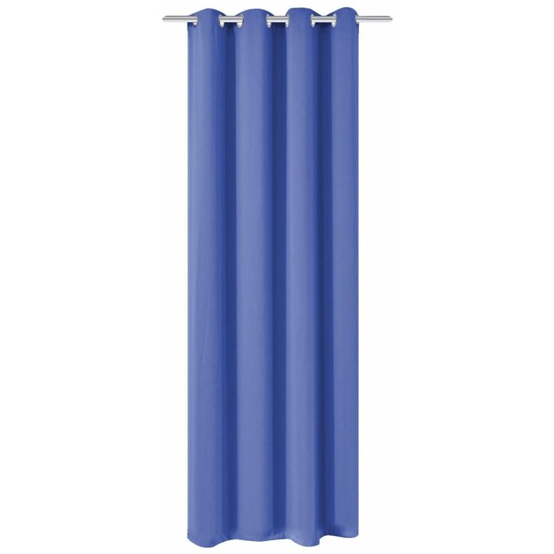

Cortina opaca con ojales de metal 270x245 cm azul