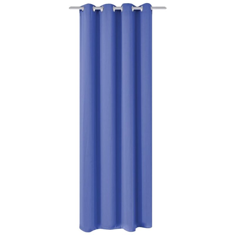 

Cortina opaca con ojales de metal 270x245 cm azul
