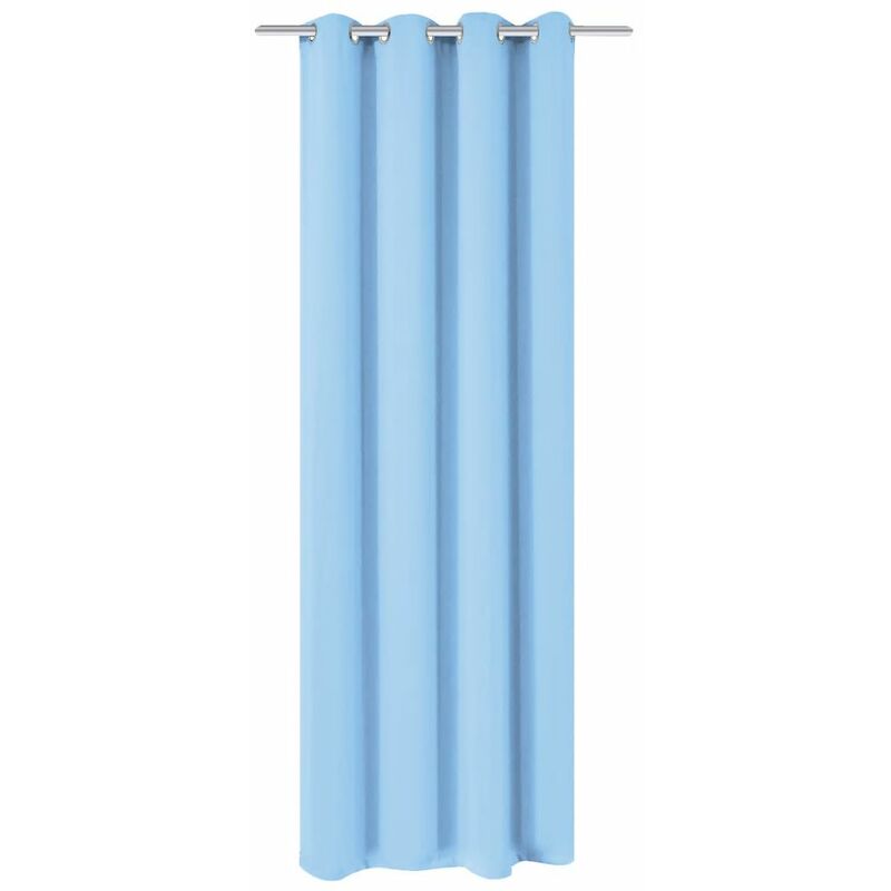 

Cortina opaca con ojales de metal 270x245 cm turquesa