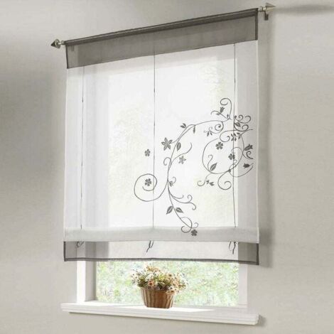 Deconovo Visillos Traslúsidos Salón Para Ventanas Habitaciones Con