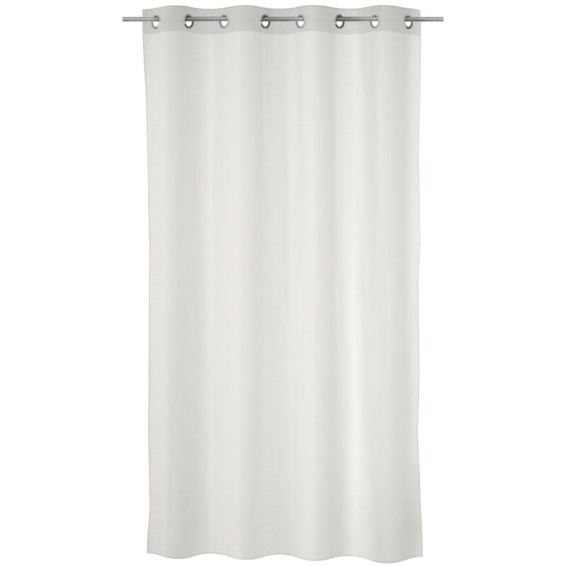 

Lolahome - Cortina textura blanca de poliéster de 140x260 cm