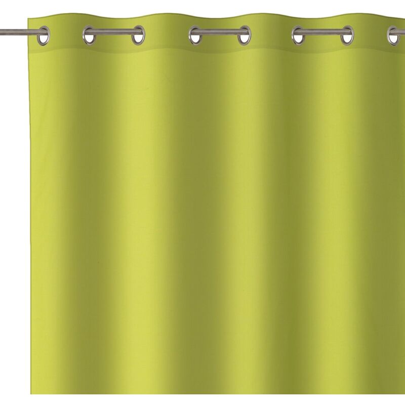 

Lolahome - Cortina verde moderna de algodón y poliéster de 140x260 cm