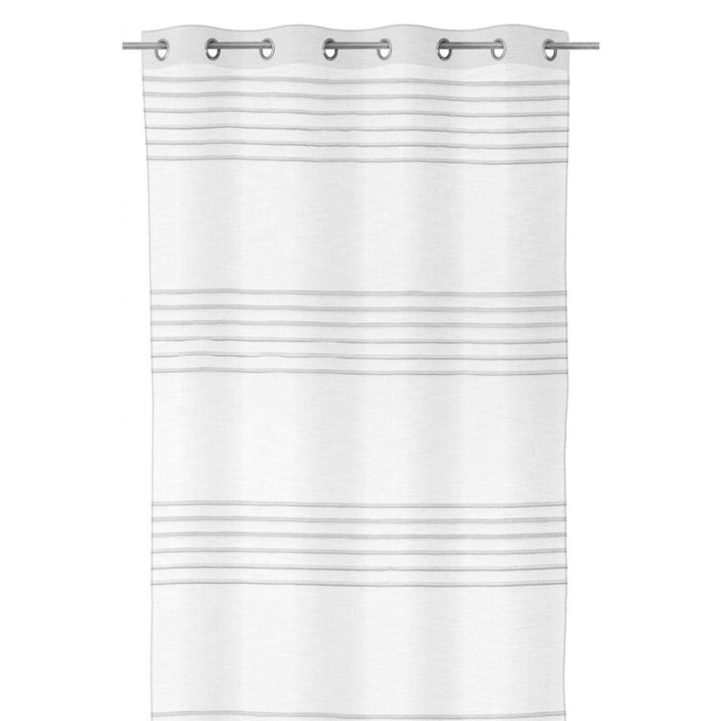

Cortina visillo blanca moderna de microfibra de 260x140 cm